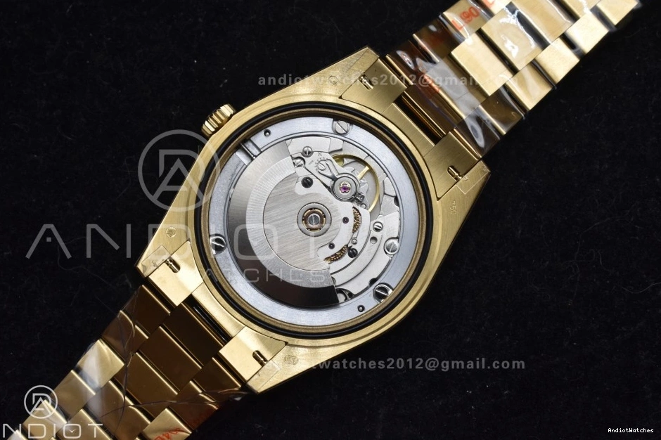 40 725 on Steel YG (Gain QF Bracelet President A2836 904L Dial Weight) Best DayDate V4 Green GoAnywhere Edition Black 0209